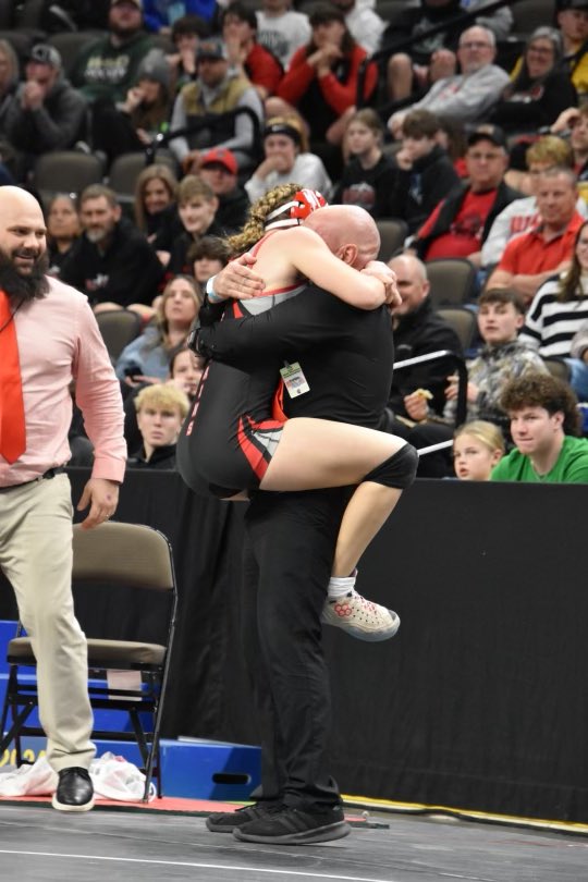 NEBwrestle's tweet photo. Jordyn Campbell got her 100th win in the state finals! https://t.co/YDll2vHPkK