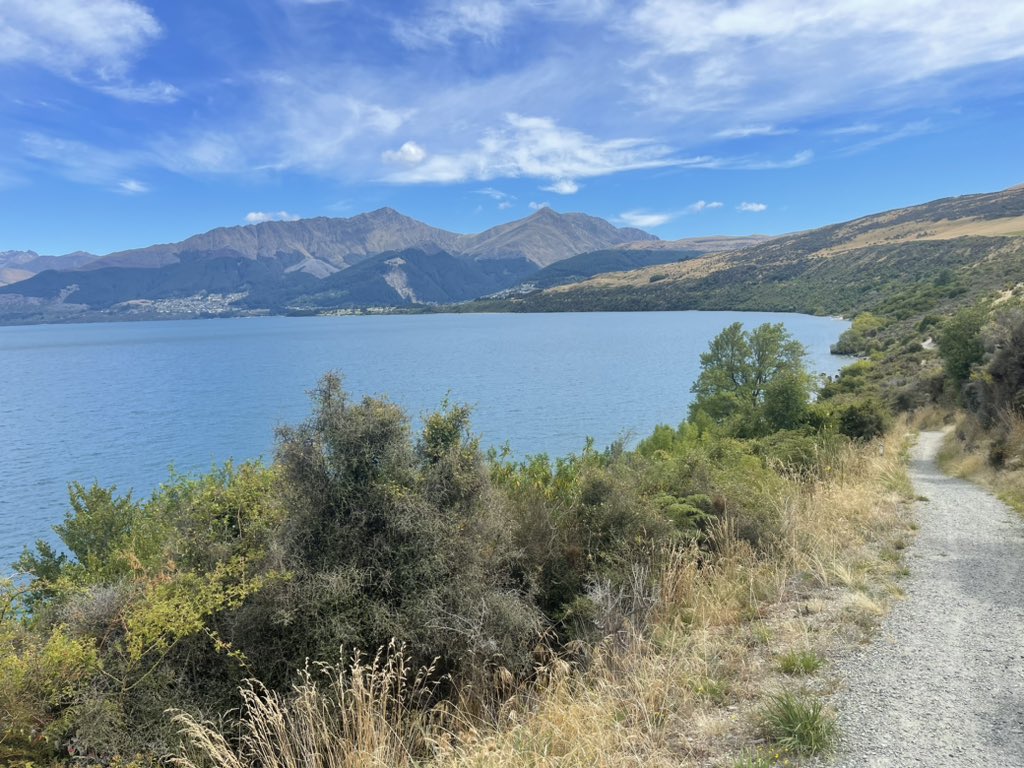 A beautiful grass strip across the lake from Queenstown!  New Zealand has no shortage of aviation activity!