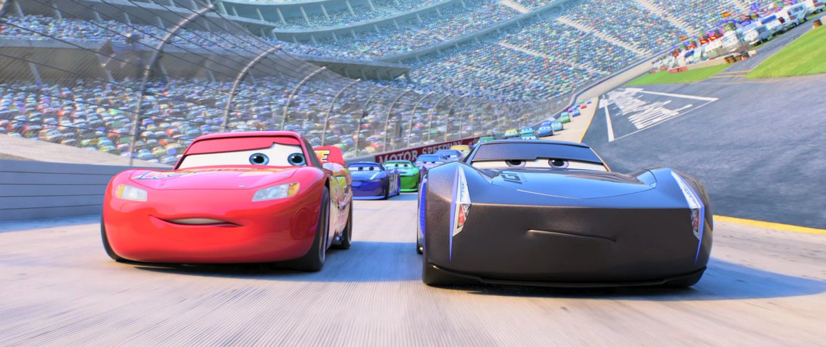 It just occurred to me that in about four years, #JacksonStorm will be around the same age that #LightningMcQueen was in #Cars3 (2017).

Time moves too fast.
