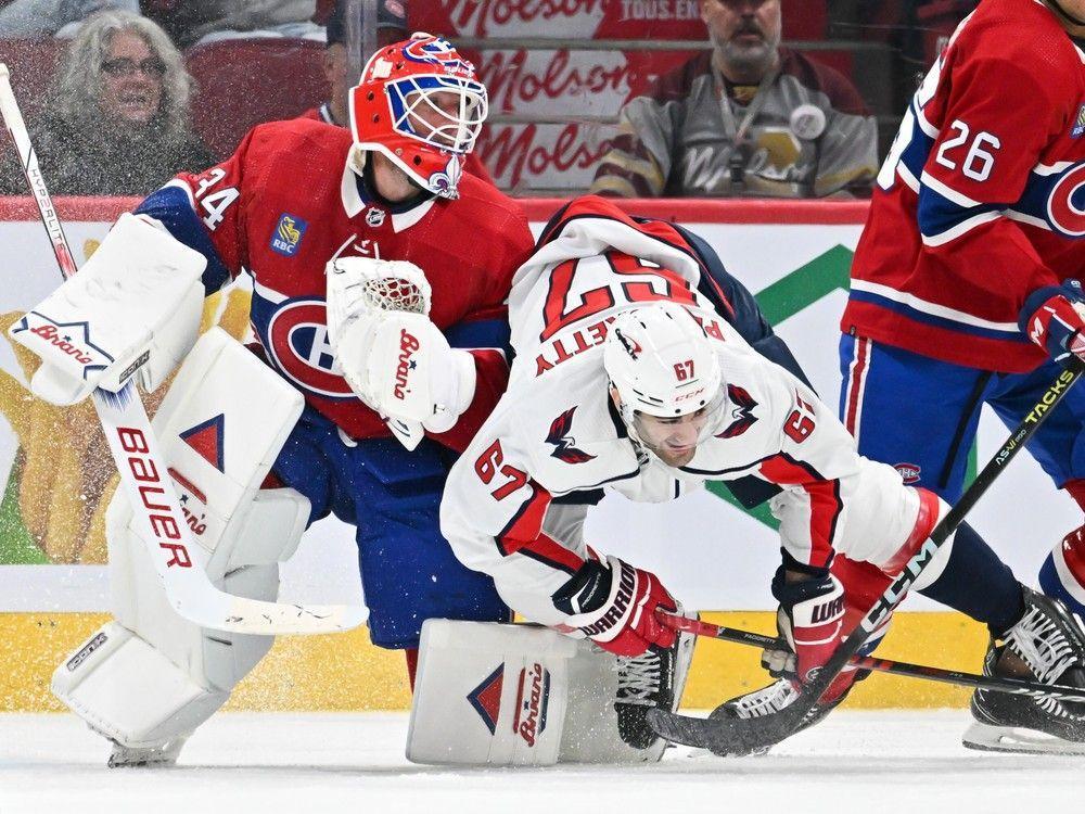 Hidden Game: Canadiens three-goalie rotation continues in loss to Caps montrealgazette.com/sports/hockey/…