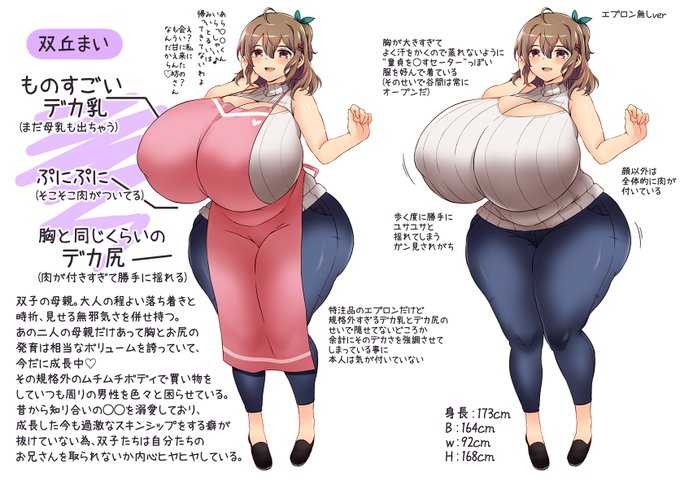 双子ママンのプロフィールも貼っておきます～色々とでっかいなぁ～ 