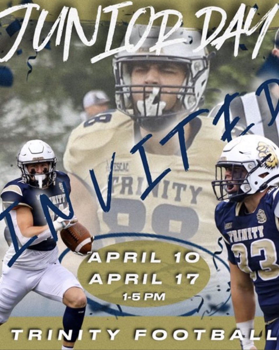 Kweku Arthur-Mensah (@kwekua_m) on Twitter photo Thankful for the invite to Trinity! <a href="/_coachdwilliams/">Denver Williams</a> <a href="/Coach_Dav/">Rob Davenport</a> <a href="/TPridefootball/">Trinity-Pawling Football</a> Thankful for the invite to Trinity! <a href="/_coachdwilliams/">Denver Williams</a> <a href="/Coach_Dav/">Rob Davenport</a> <a href="/TPridefootball/">Trinity-Pawling Football</a>
