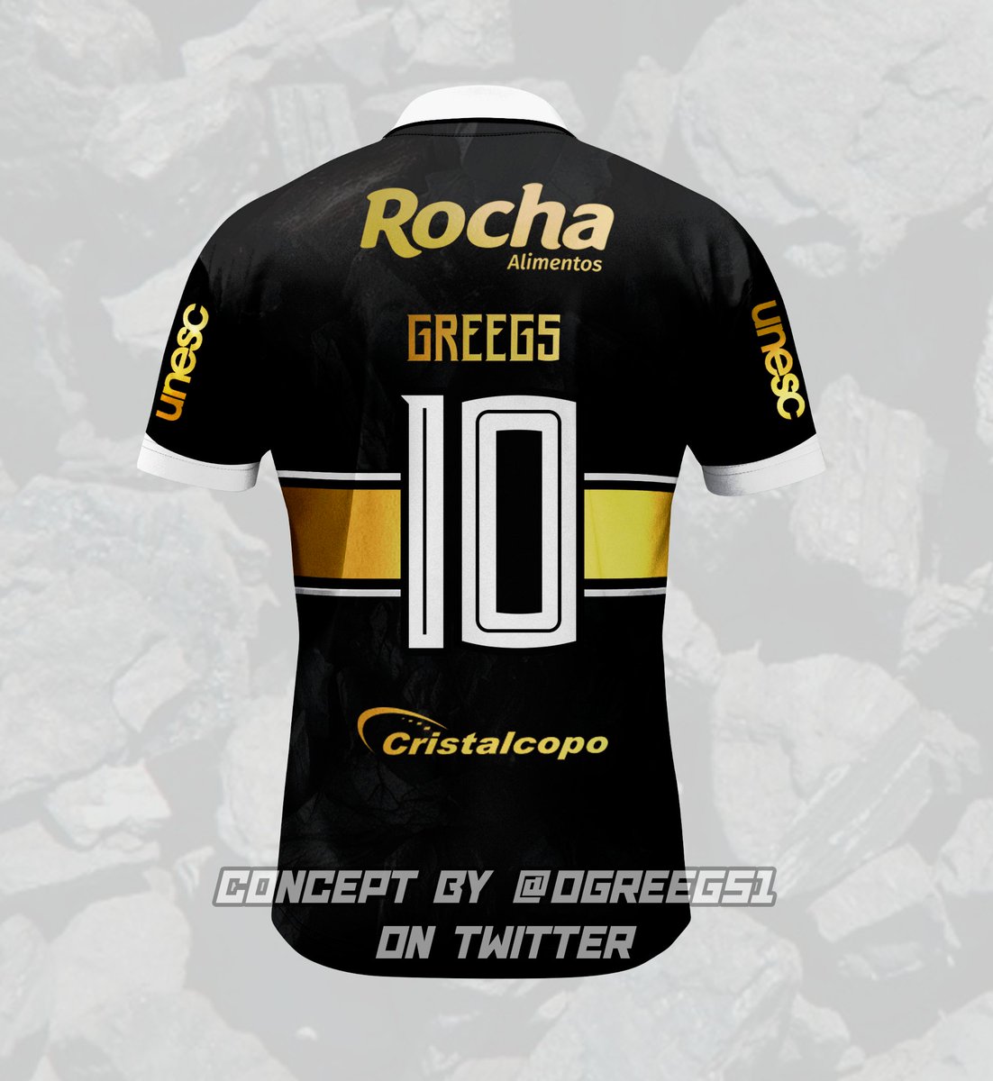 greegsgfx's tweet photo. Concept Kit Third - Criciúma Esporte Clube⚫️⚪️🟡

🎨Feito por mim https://t.co/iMuOK2qTMZ