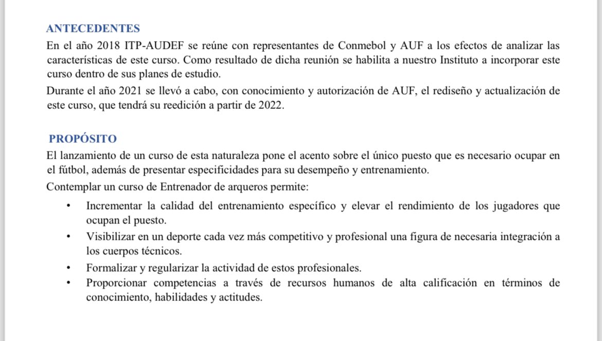 itpaudef's tweet image. El 7 de marzo comienza el curso de Entrenador de Arqueros en @itpaudef Estadio Centenario. @AudefOficial #entrenador #capacitación #fútbol
#arqueros Consultas: 091423987