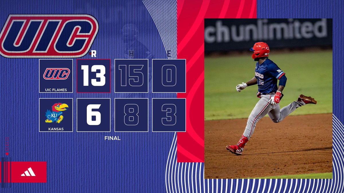 Flames win!! UIC gets its first series win over a Power-5 conference team since February of 2022 against @CalBaseball! #FireUpFlames