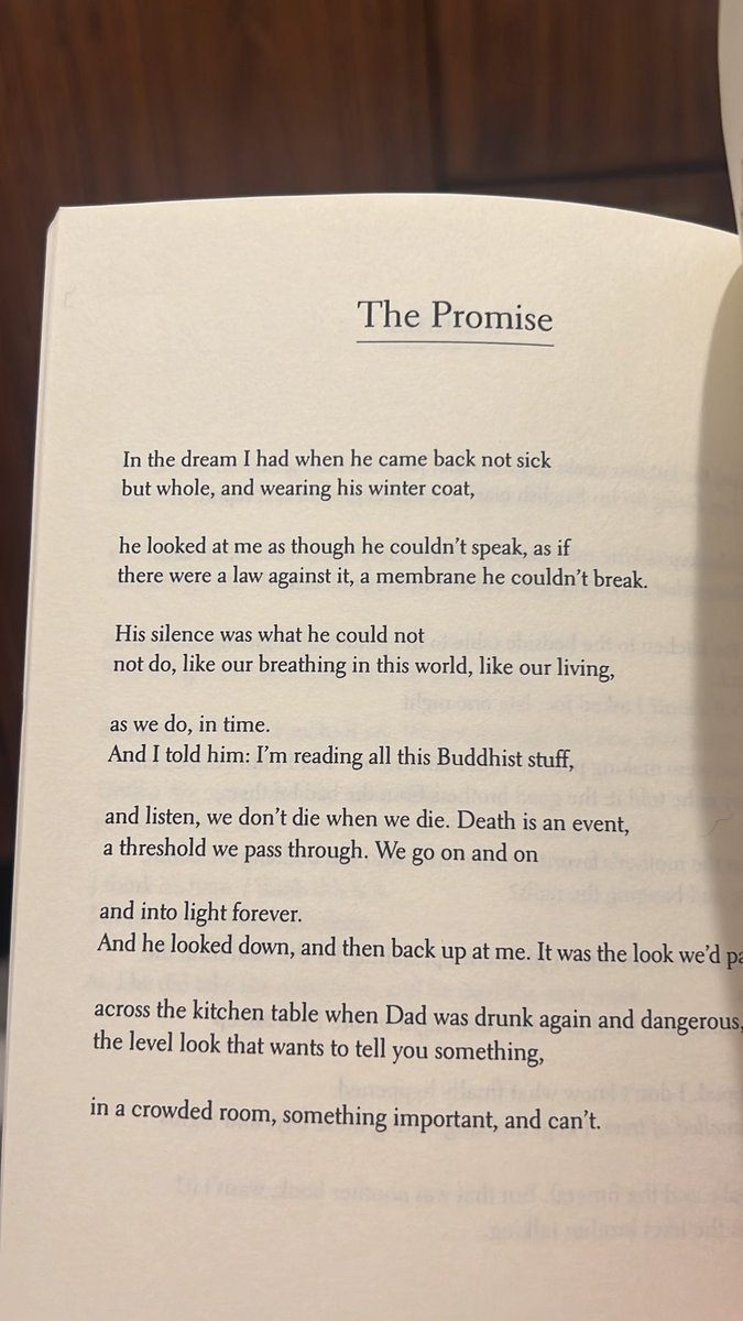 Marie Howe • What the Living Do I think it was Marie Howe’s poetry in this collection that first expanded my own notion of what I could write about — that I could write so powerfully from my own broken heart — and that it was worthy. I’m so grateful to her work.