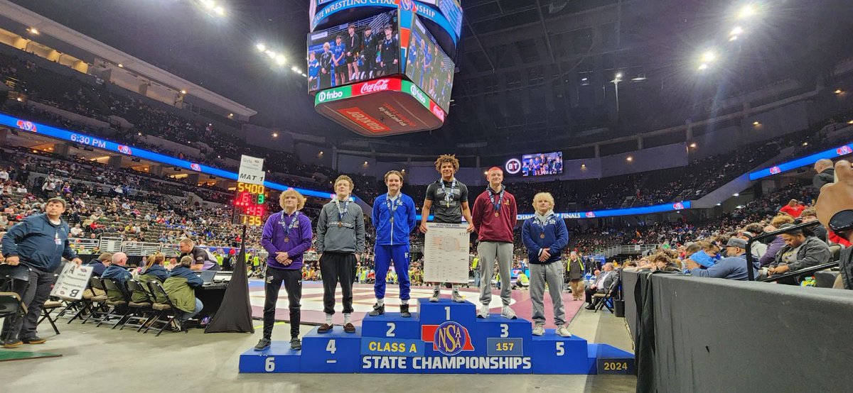Gator_Wrestling's tweet photo. Colton Hauschild. 2024 State Medalist. #5th #GatorWrestling https://t.co/xASD4qGoqh