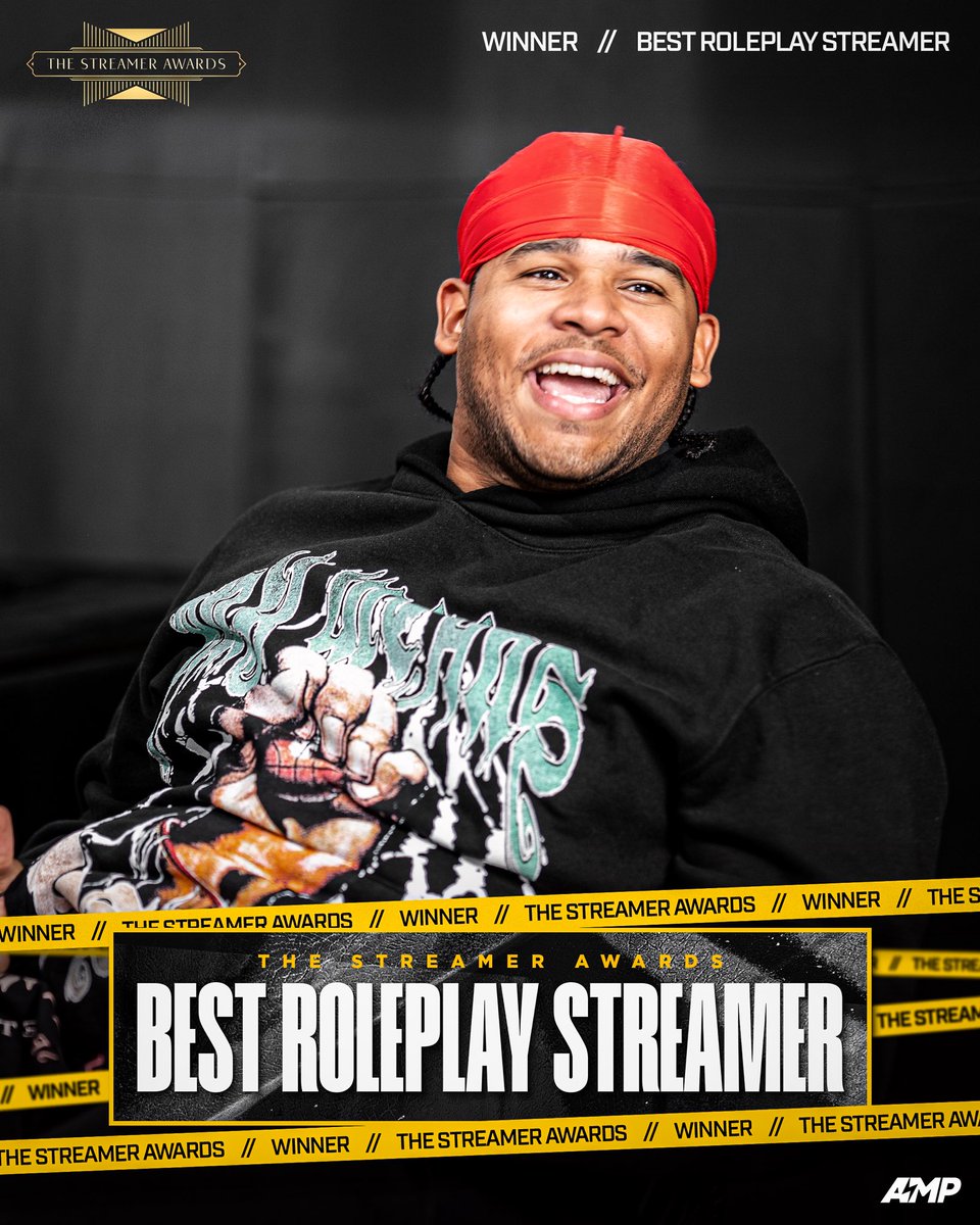 District10Live's tweet image. Best Roleplay Streamer award goes to THE GOAT 🐐 @FanumTV 🧪  Back to back trophies 🏆🏆🔥