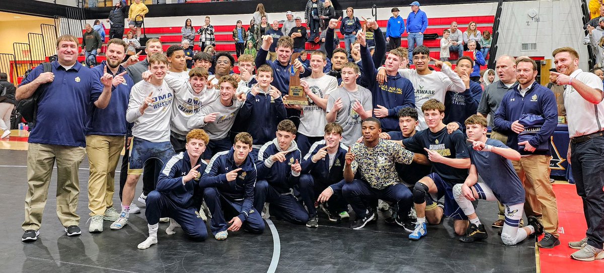 YOUR 2024 DIAA WRESTLING STATE CHAMPIONS ⚓️💛💙