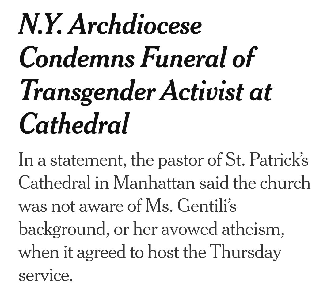 I can assure you Cecilia--an immigrant who fought for the safety and humanity of sex workers, the poor, and the least among us--was closer to Jesus Christ than any career official for the Archdiocese of New York