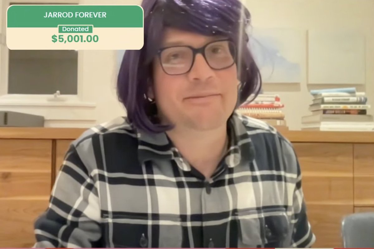 ShammyLovesYou's tweet image. jarrod forever? @sportswithjohn #p4a #projectforawesome #P4A2024