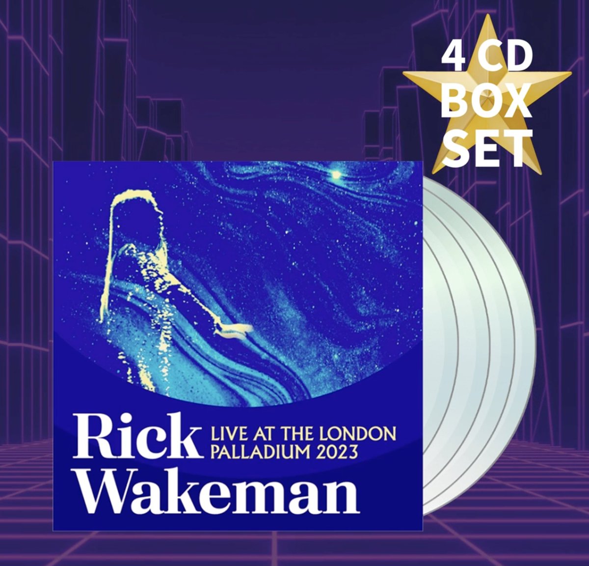 Our 2023 #live concerts with @EngChmChoir Patron @GrumpyOldRick @LondonPalladium have now been released for sale in this 4CD Box Set. Buy yours here: rickwakemanofficial.store/products/rick-…