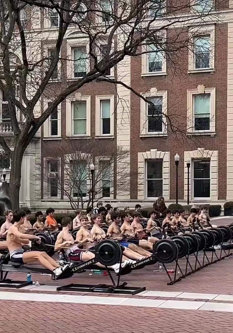 againmilfx's tweet image. Brother's Strong Man Morning Exercise Extended Edition