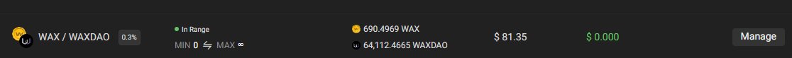 <a href="/waxdao_io/">WaxDAO</a> just added another 690 wax and 64k waxdao