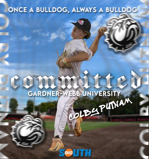 Colby Putnam (@colbyputnam3) on Twitter photo I am very excited to announce that I will be staying a dawg!! I want to thank <a href="/CoachJChester/">Jim Chester</a> and <a href="/GWUBaseball/">Gardner-Webb Baseball</a> for the opportunity! @hawx_media I am very excited to announce that I will be staying a dawg!! I want to thank <a href="/CoachJChester/">Jim Chester</a> and <a href="/GWUBaseball/">Gardner-Webb Baseball</a> for the opportunity! @hawx_media
