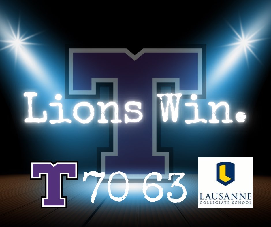 Lions get the big region win over Lausanne @gabelee59 with a huge game including 7 three pointers, he finishes with 27pts @Braydenwaller0 adds 24pts GO 🦁 @TCA_Lions @ChastainAJ @DexterW04247446 @BCATHOOPS @preps_sun @731preps @JSEditorBrandon @WBBJ7News @_AlexNorthcut