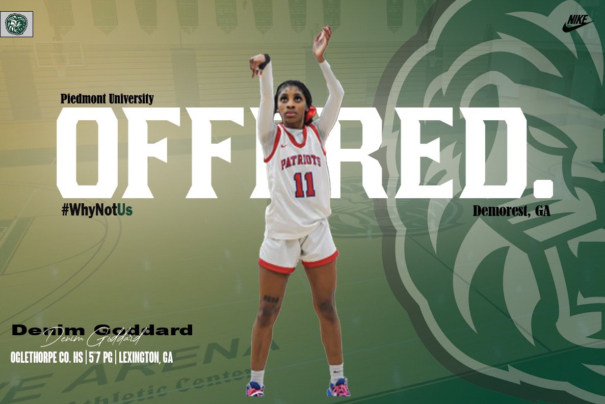 After a great visit with <a href="/PiedmontWBB/">Piedmont WBB</a>, i’m blessed to receive an offer! 💚 Thank you <a href="/Coach_Buck03/">Christian Buckmire (Coach Buck)</a>