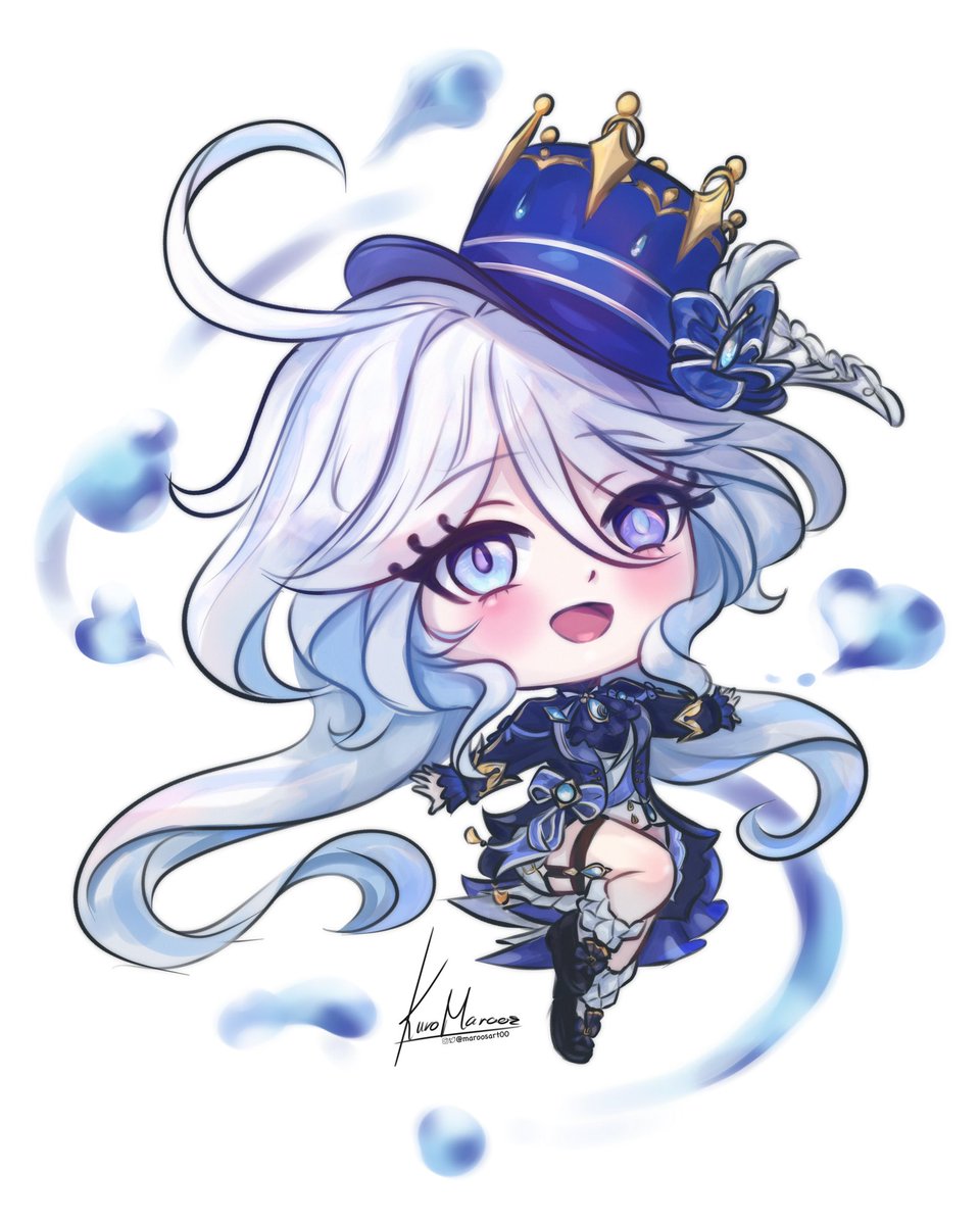 maroosart00's tweet photo. Furina in my cutesy chibi style 💧
#genshinimpactfanart #Genshin_Impact #Furina https://t.co/tz4IbTJdGg