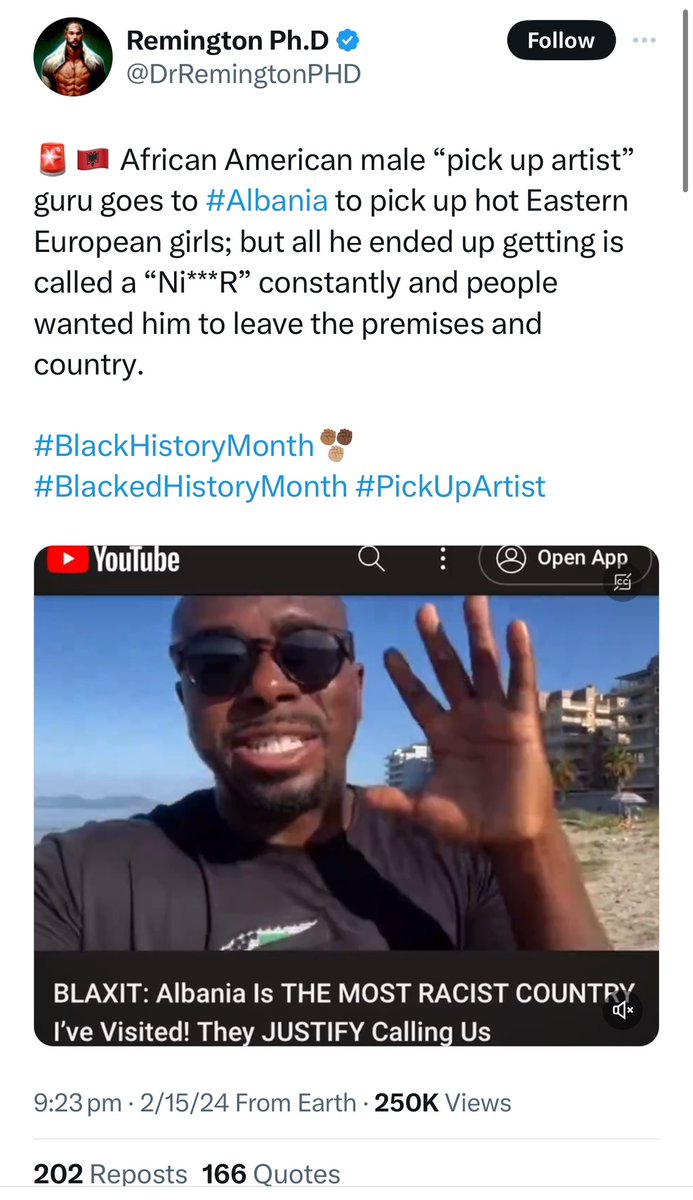 GarbageHuman24's tweet image. No shit. Albania literally translates to Land of the whites.