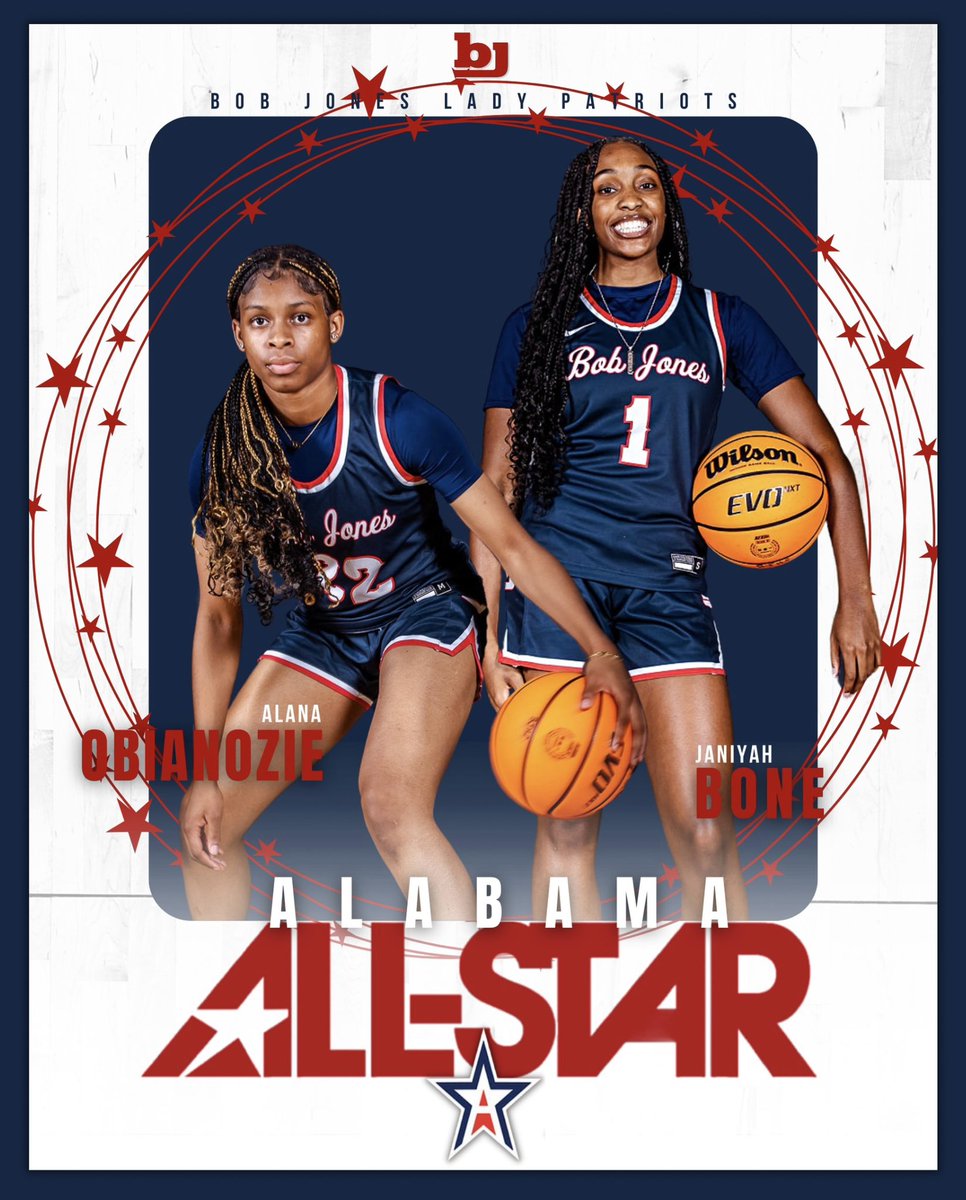 Congratulations to Seniors Alana Obianozie and Janiyah Bone on being selected to represent Alabama in the Alabama-Mississippi All-Star Game! 

#LockedN
