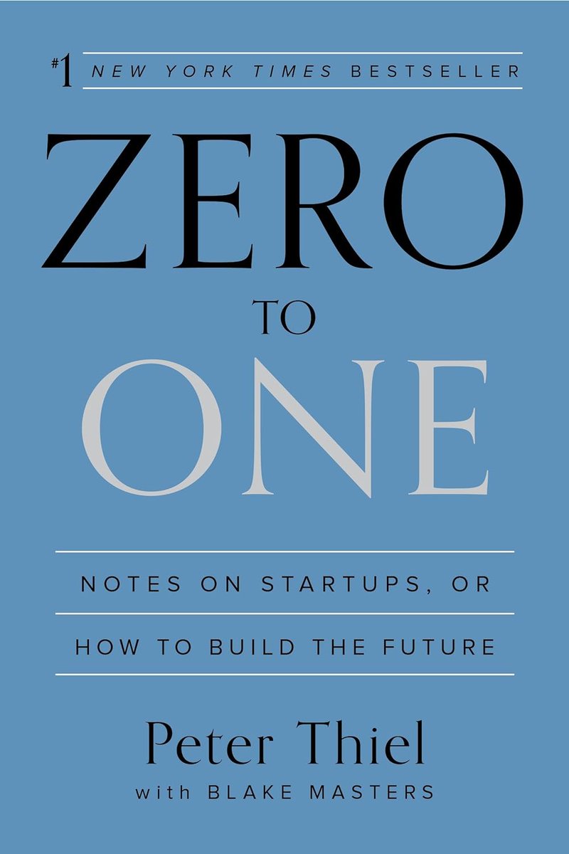 1) De Zéro à Un par Peter Thiel Dans ce livre, Peter Thiel partage ses expériences et ses idées sur l'entrepreneuriat et l'innovation, encourageant les lecteurs à penser grand et à créer quelque chose de nouveau.