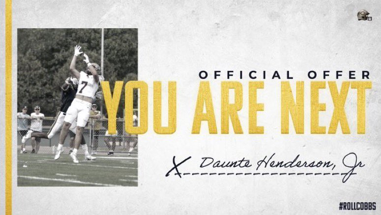 Daunte Henderson Jr (@henderson80d) on Twitter photo #AGTG I am excited to say after a great conversation with coach <a href="/KCBakk31/">Kyle Bakken</a> I have received an offer to continue my academic and athletic career to <a href="/Concordia_MN/">Concordia College</a>. <a href="/AZHSFB/">ArizonaVarsity.com 🔥PREPS🔥</a> <a href="/Sports360AZ/">Sports360AZ</a> <a href="/azc_obert/">Richard Obert</a> <a href="/AZPreps365/">AZPreps365</a> <a href="/newyork9932/">Will G</a> <a href="/PrepRedzoneAZ/">Prep Redzone Arizona</a> <a href="/gridironarizona/">Gridiron Arizona</a> #AGTG I am excited to say after a great conversation with coach <a href="/KCBakk31/">Kyle Bakken</a> I have received an offer to continue my academic and athletic career to <a href="/Concordia_MN/">Concordia College</a>. <a href="/AZHSFB/">ArizonaVarsity.com 🔥PREPS🔥</a> <a href="/Sports360AZ/">Sports360AZ</a> <a href="/azc_obert/">Richard Obert</a> <a href="/AZPreps365/">AZPreps365</a> <a href="/newyork9932/">Will G</a> <a href="/PrepRedzoneAZ/">Prep Redzone Arizona</a> <a href="/gridironarizona/">Gridiron Arizona</a>