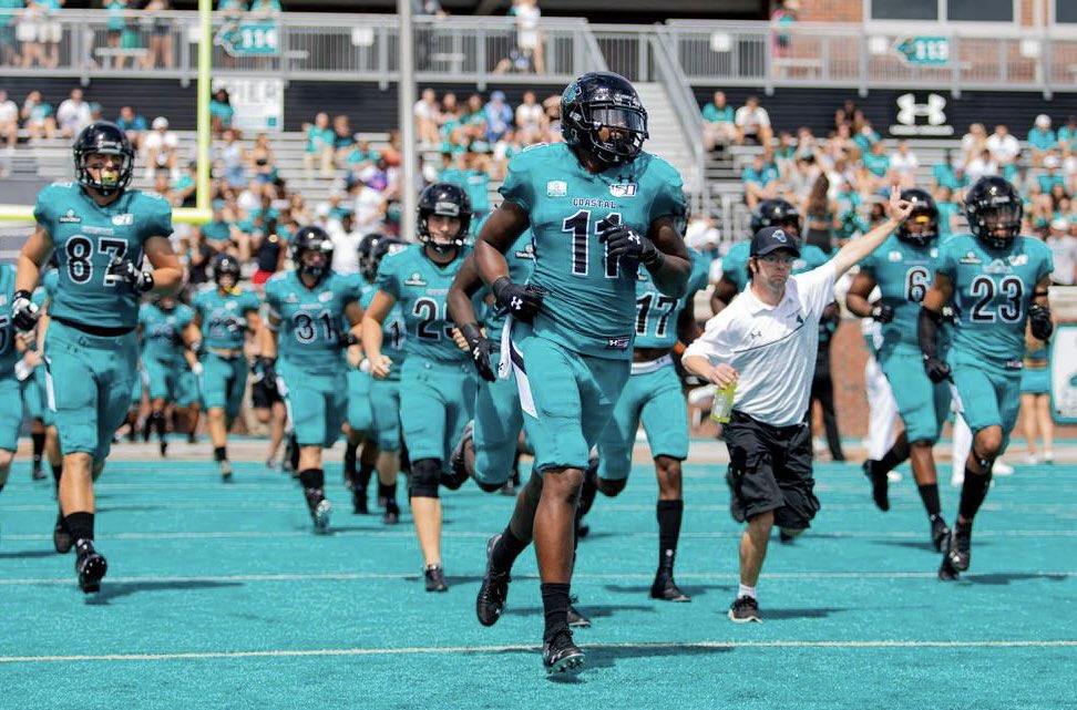 #AGTG Blessed to receive an offer from Coastal Carolina! @CoachTTrickett @Coachtimbeck @CoastalFootball @CCUChanticleers @DCSChargers