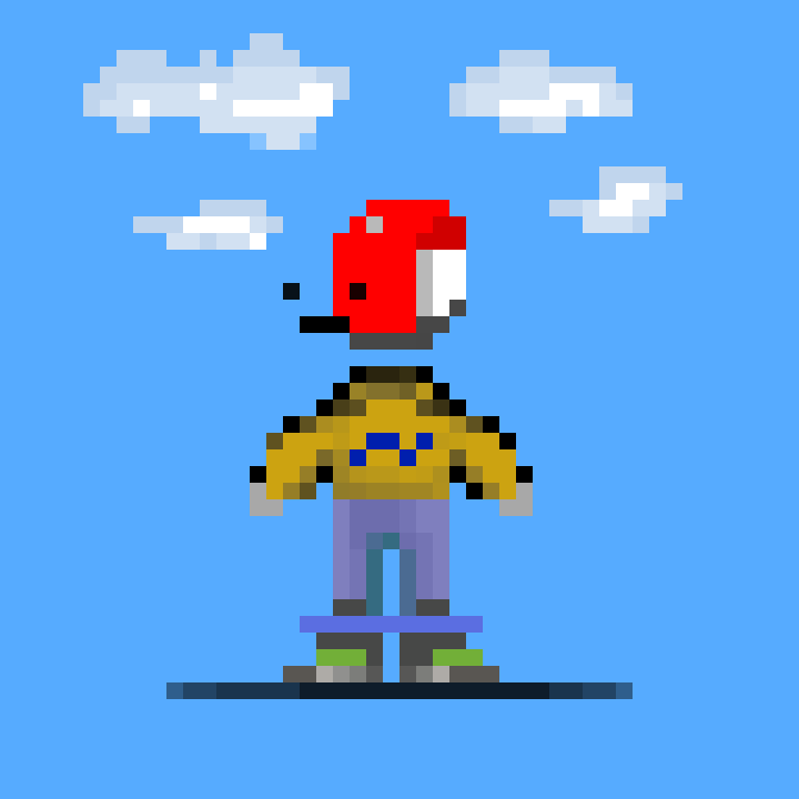 sniperdev_'s tweet image. One of my favorite character traits is the daft punk helmet 🚀