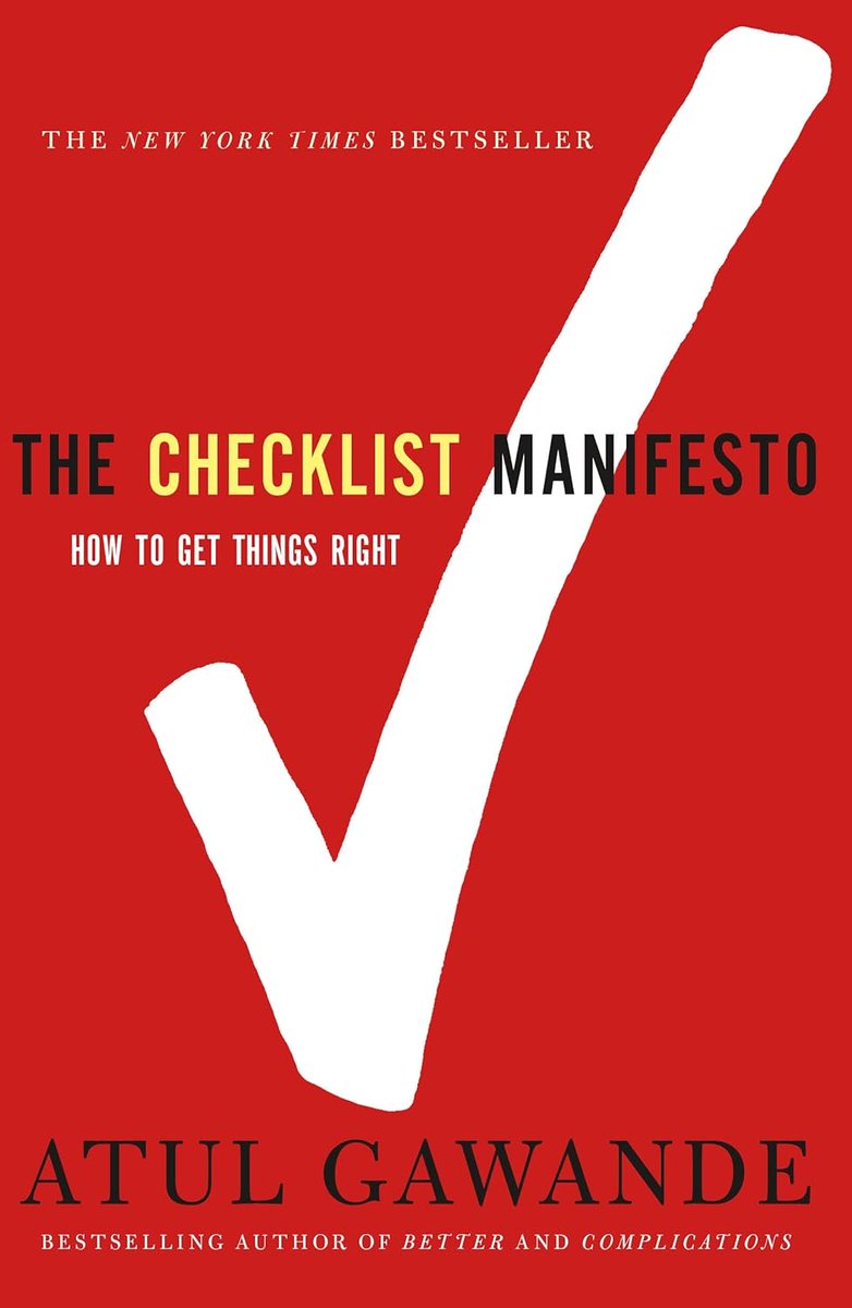 18) Le Manifeste de la Checklist par Atul Gawande Gawande soutient que les listes de contrôle peuvent aider à améliorer les performances et à réduire les erreurs dans divers domaines, de la médecine à l'aviation en passant par les affaires.