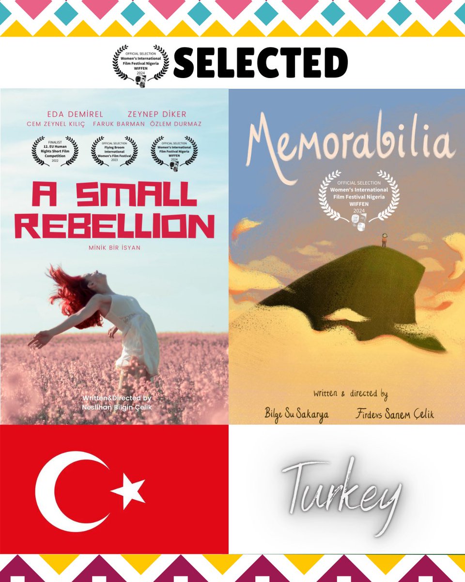 Congratulations Turkey! WIFFEN has selected these awesome films from TURKEY for the eclectic film festival in March. Tell us if you can see your film in the lineup! <a href="/TC_AbujaBE/">Türkiye in Nigeria</a> #WIFFEN24 #WomenCultureFilm #filmfestival #filmfest #wiffen