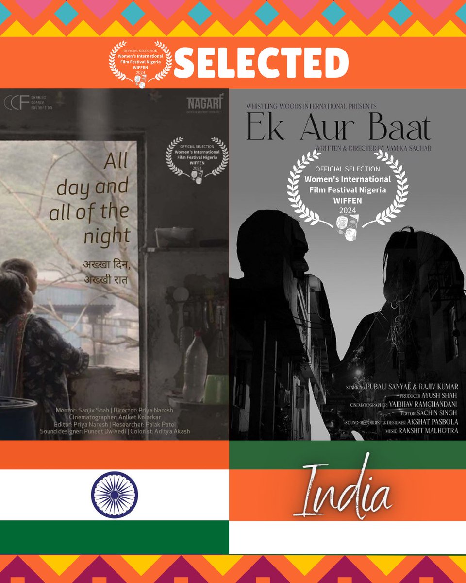 Congratulations India! WIFFEN has selected these awesome films from INDIA for the eclectic film festival in March. Tell us if you can see your film in the lineup! <a href="/india_nigeria/">India in Nigeria (and Benin & ECOWAS)</a> #filmfestival #filmfestivals #filmfest #instagrampost #viral #wiffen2024