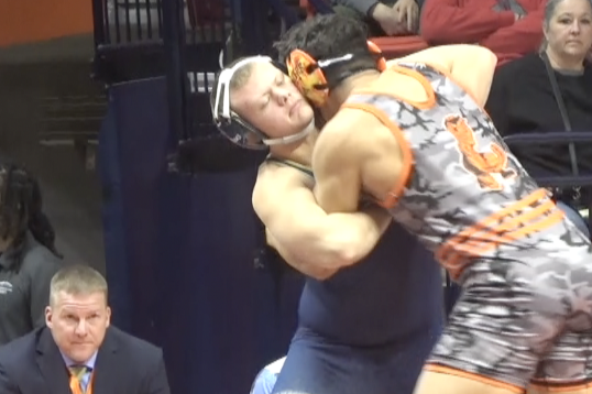 Wrestling highlights from podium finishers at state - 

Oliver Cooley
Ben Maduena
Dawson McConnell
Nolen Yeary
Max Wiezorek 
Dylan Eimer

Highlights from all six here:
channel1450.com/2024/02/17/coo…