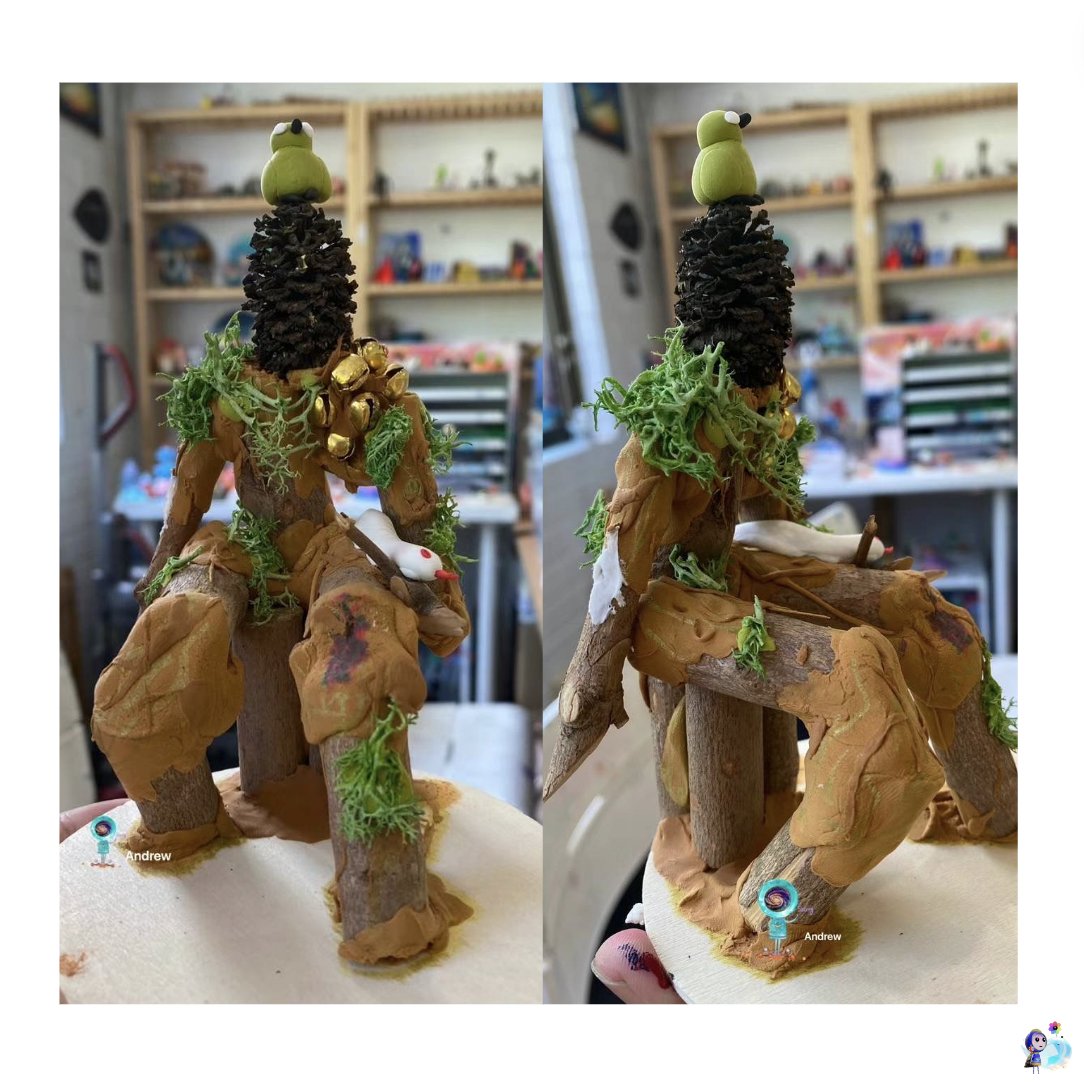 starryarts_'s tweet photo. Andrew's unique clay sculpture combining earth, land and his own imagination🪵🌏🌳

#artstudio #creativearts #imagination #creative #artwork #artworkmeaning #childrensart #childrensartwork #sculpture #sculptureart https://t.co/BDeS293Fux
