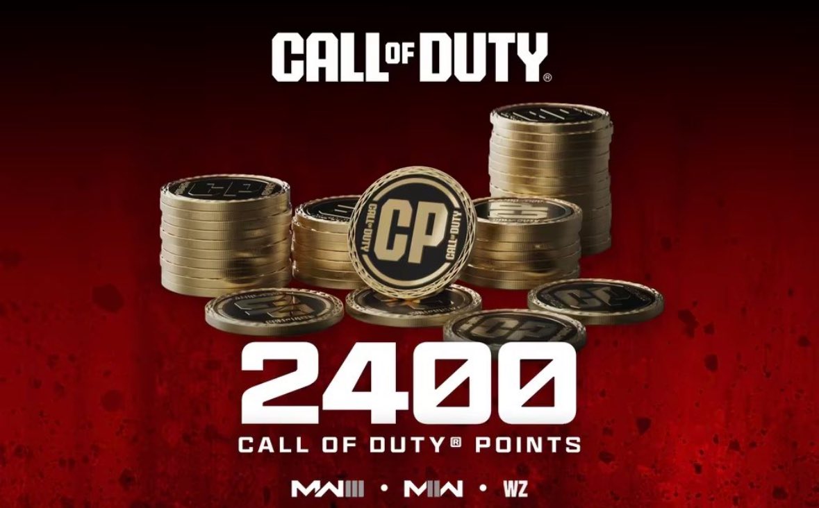 🚨 QUICK 2400 COD POINTS DROP 🚨 LIKE this tweet, we’ll DM somebody at random in 12 hours with 2400 COD POINTS! Be following @MW3CODInformer so we can DM you.