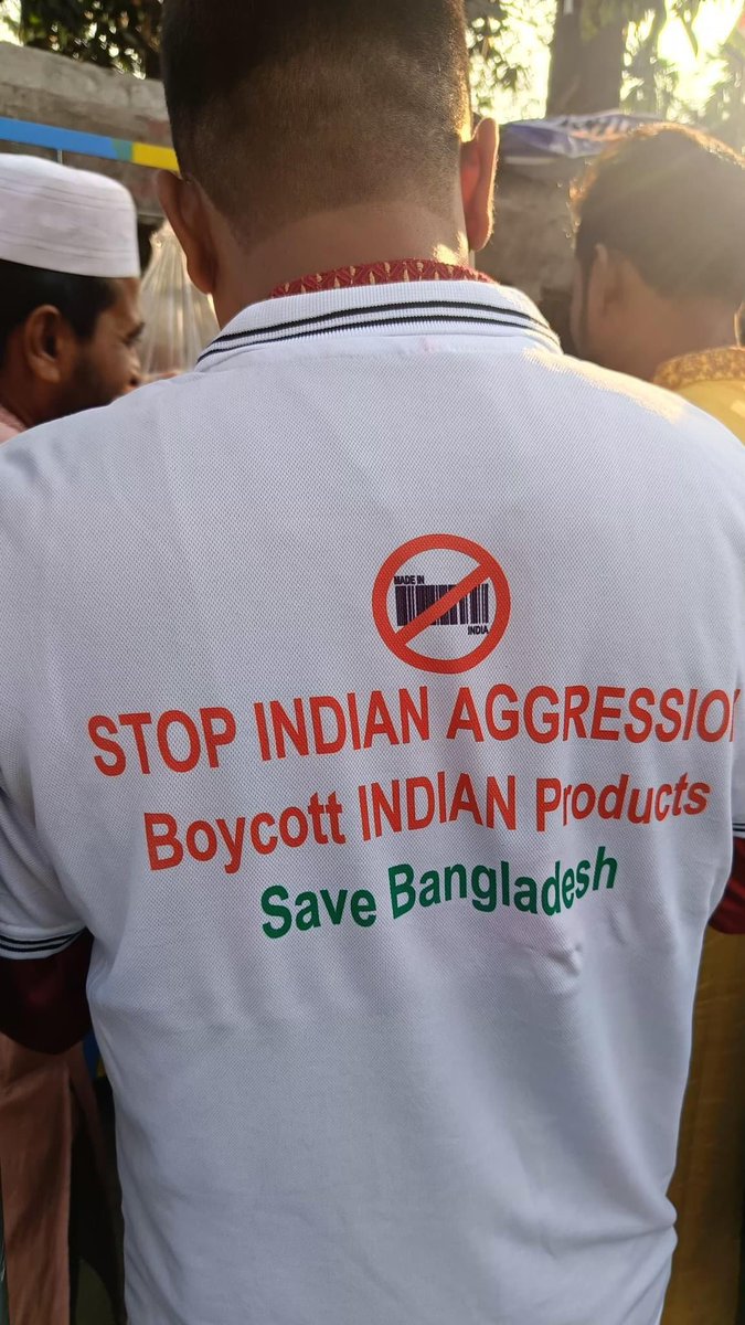 One of the bravest and most patriotic of Bangladesh. He is doing what the country needs most at the moment. Love and respect for him. #StopIndianAggression #BoycottIndianProducts #SaveBangladesh