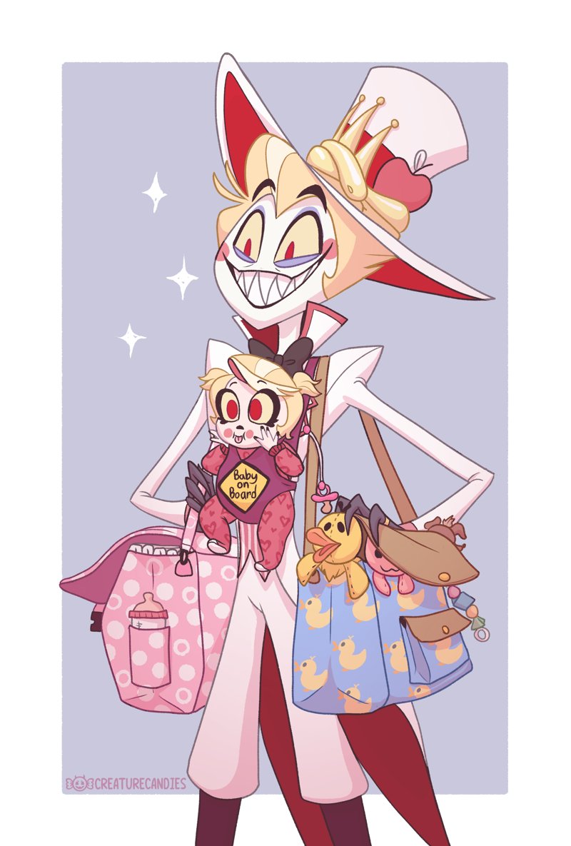 He's all ready for an important meeting with the sins or overlords or something lol. Remake of an old drawing I did years ago. #HazbinHotel #HazbinHotelFanart #HazbinHotelLucifer #HazbinHotelCharlie