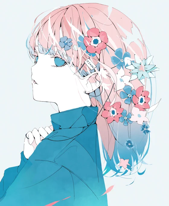 二月に捧ぐ花飾り。 