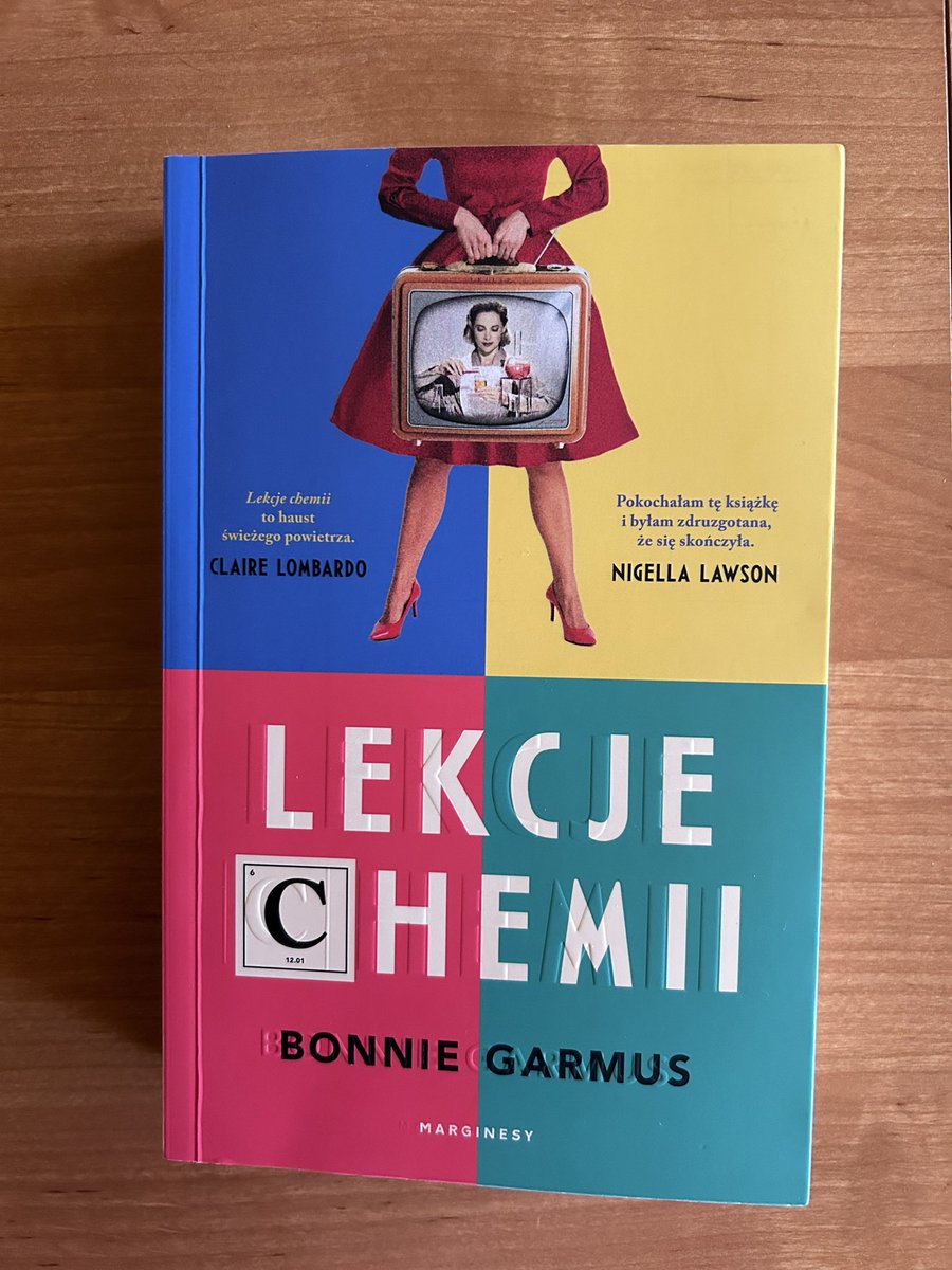 #LekcjeChemii to obok #GambitKrolowej druga świetnie napisana,wciągająca książka,klimatyczna i optymistyczna a do tego wspaniały serial …warto przeczytać . #BonnieGarmus