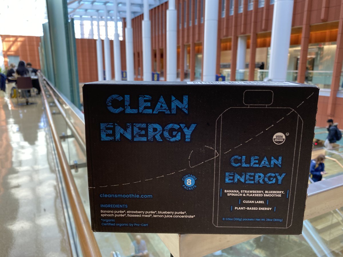 Ann Arbor entrepreneur Ted Volz recently spoke to our Entrepreneurial Business Basics & Intro to Entrepreneurship classes, sharing his experience launching sports nutrition startup Clean Energy. Thanks, Ted, for sharing @cleansmoothie’s journey with our budding entrepreneurs!
