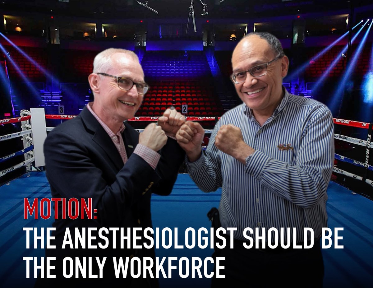 Pro-Con Debate at the World Congress of Anesthesiologists, Singapore 🥊🥊 @pfibarra for motion @dylanbould against 🥊🥊 Come and cheer your side on Might all end in tears...🤕😵‍💫