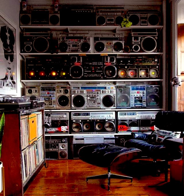 “Vintage Audio Cassette Deck Collection”  #Eames #LoungeChair