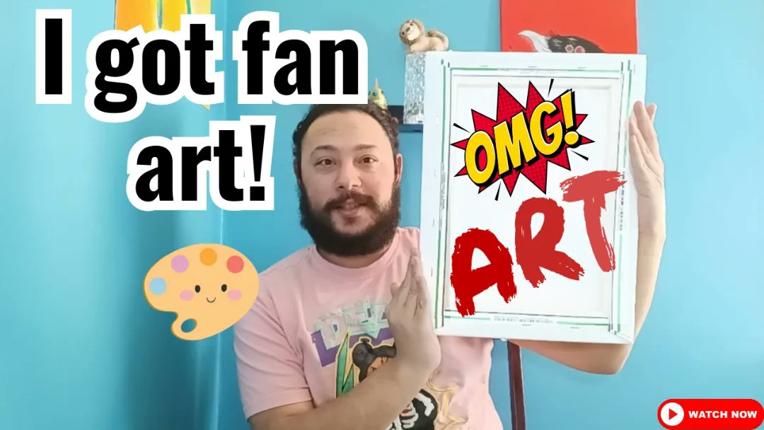 Georg_3e's tweet photo. Guess who got fan art made of them? Me! 
I thank them For this amazing work of art i love it!
Check it out my Unboxing of this here 
https://t.co/iWRuOfDRAM https://t.co/TW1s78dn5w