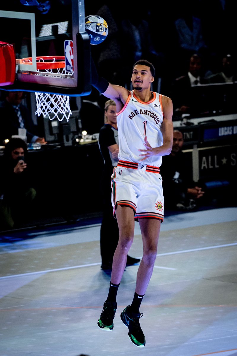 spurs's tweet photo. Challenge completed ✅

#NBAAllStar | #KIASkills https://t.co/U0ySsExLve