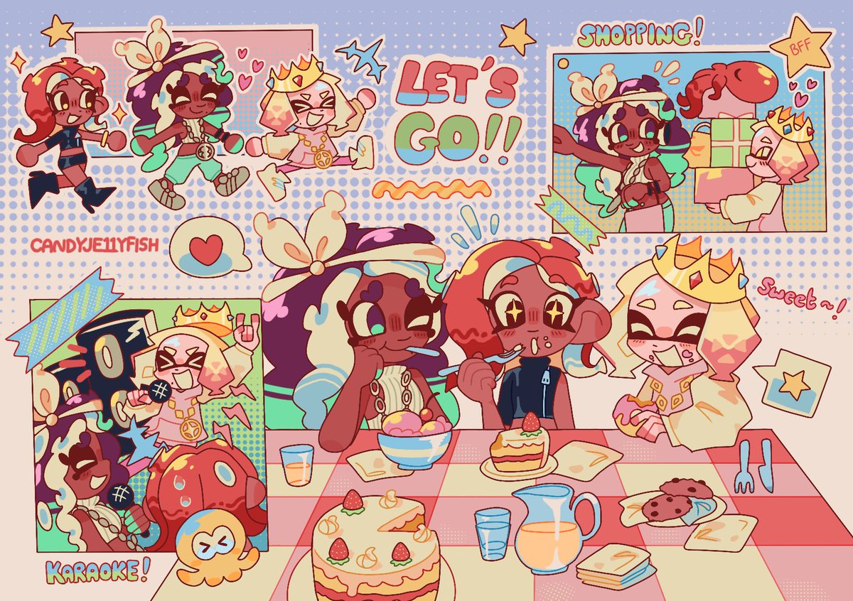candyje11yfish's tweet photo. #pearlinaweek 2024 - day 6: a day with 8!🐙
theyre so besties :D it is currently 3am gn
[#splatoon #pearlina] https://t.co/rUzw3y8aA2