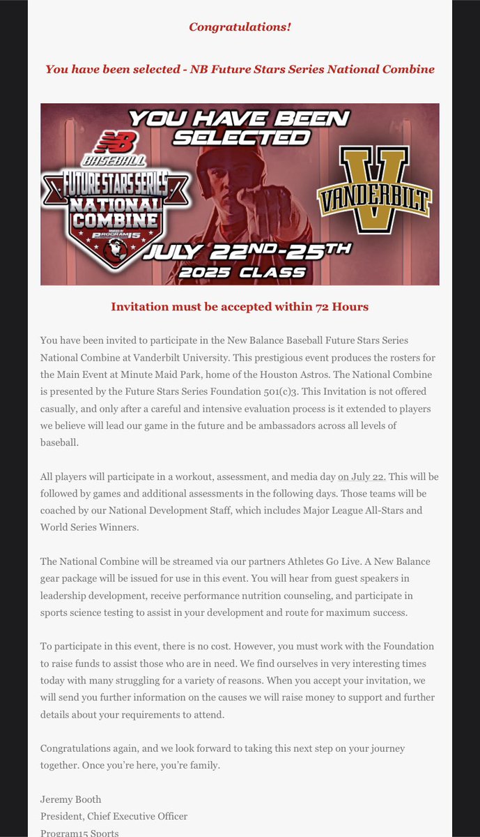 Benjamin Phillips (@_benphillips07) on Twitter photo Blessed to advance to Vanderbilt University, Thank you for the amazing opportunity <a href="/ftrstarsseries/">New Balance ๐๐๐๐๐ฟ๐ฒ ๐ฆ๐๐ฎ๐ฟ๐ ๐ฆ๐ฒ๐ฟ๐ถ๐ฒ๐</a>
<a href="/SheafferDanny/">Danny Sheaffer</a> <a href="/_JeremyBooth/">Jeremy Booth</a> Blessed to advance to Vanderbilt University, Thank you for the amazing opportunity <a href="/ftrstarsseries/">New Balance ๐๐๐๐๐ฟ๐ฒ ๐ฆ๐๐ฎ๐ฟ๐ ๐ฆ๐ฒ๐ฟ๐ถ๐ฒ๐</a>
<a href="/SheafferDanny/">Danny Sheaffer</a> <a href="/_JeremyBooth/">Jeremy Booth</a>