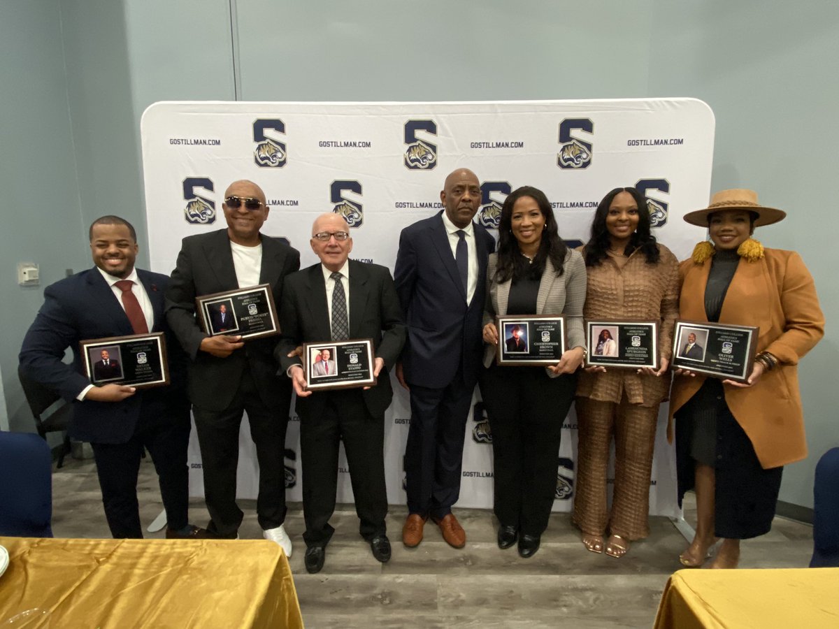 It was exciting to welcome six new members to the @StillmanCollege Athletics Hall of Fame this weekend, first with the induction ceremony breakfast Friday and then Saturday’s basketball games.
