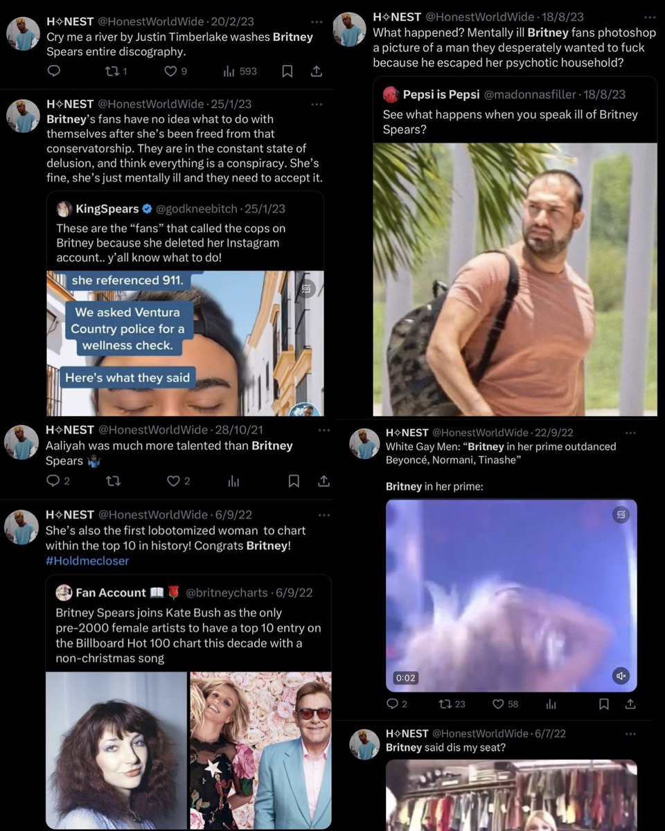 britneycharts's tweet photo. She’s dancing and smoking on a place she rented… she’s not putting anyone in danger or invading anyone’s space. now you are unprovokingly and hatefully on her business, maybe you should be the one receiving the police visit cause it’s giving obsession https://t.co/pKbgb3FQH7