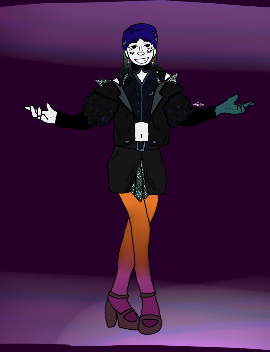 I made my Nightswan-ified Clementine design digitally !!
WOOOOOOO
{ #justdancefanart , #justdance }