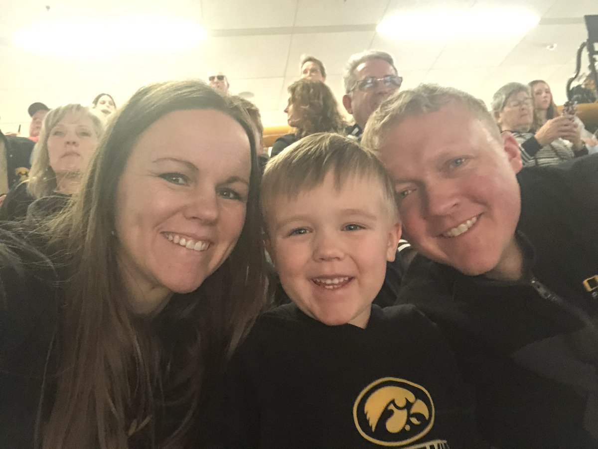 RP42016's tweet photo. 3 games at Carver in a week.. and all 3 were wins 🏀

So many memories to last a lifetime, got a photo with @goiowa, and witnessed history as @CaitlinClark22 broke two more records … and even signed Jaydin’s shirt 🥰

We love our @TheIowaHawkeyes 
@IowaWBB @IowaHoops https://t.co/meul75VhdP