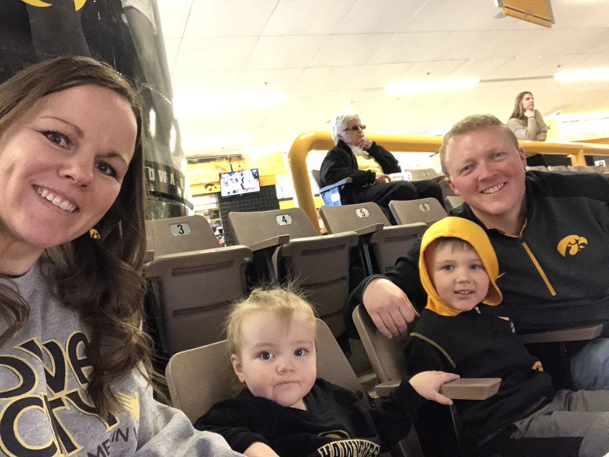 RP42016's tweet photo. 3 games at Carver in a week.. and all 3 were wins 🏀

So many memories to last a lifetime, got a photo with @goiowa, and witnessed history as @CaitlinClark22 broke two more records … and even signed Jaydin’s shirt 🥰

We love our @TheIowaHawkeyes 
@IowaWBB @IowaHoops https://t.co/meul75VhdP